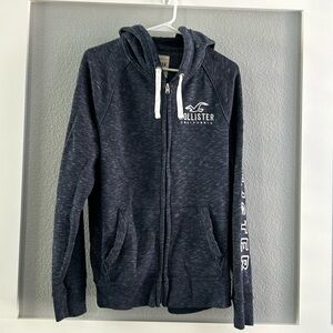 Men’s Hollister Sherpa lined zip up hoodie